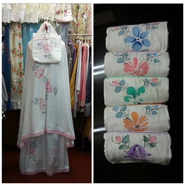 Mukena Bali jumbo lukis