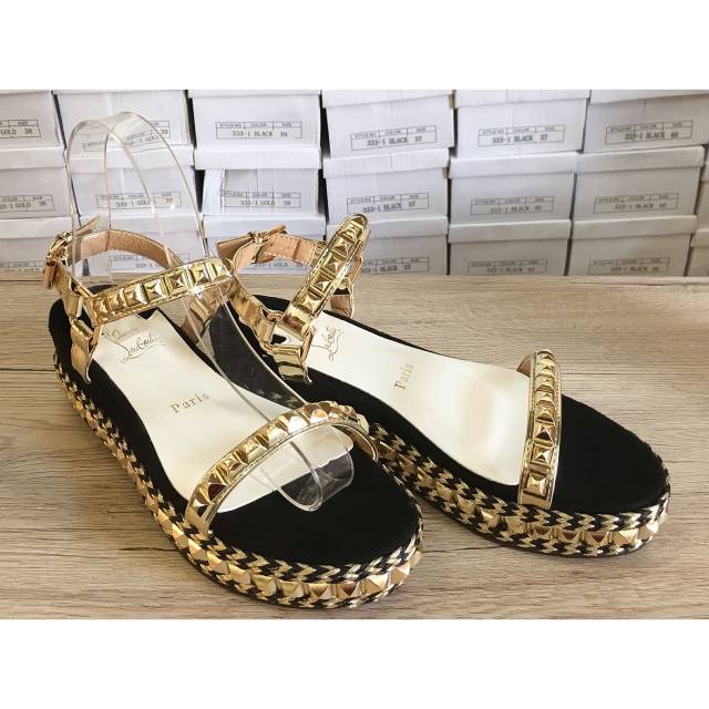 Loublutin wedges