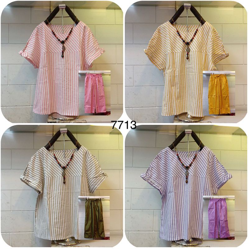 set hanaa garis. set cantik