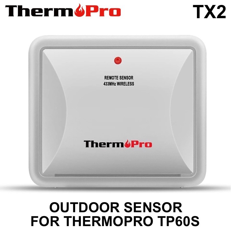 THERMOPRO TX2 Extra Outdoor Sensor Remote for TP65A TP60S