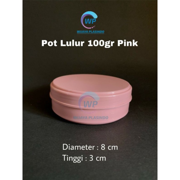 Pot lulur 100gr pink soft