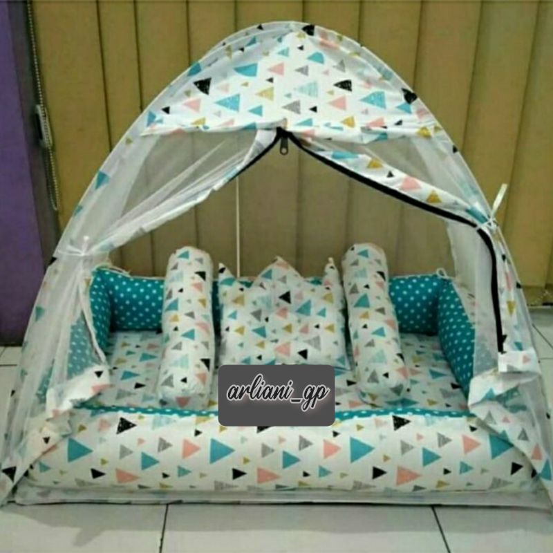 Kasur Bayi Motif Segitiga