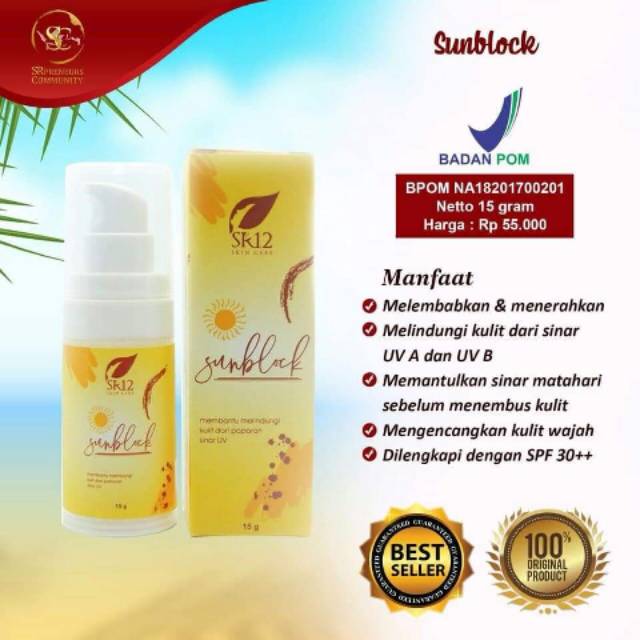 Sunblock sr12