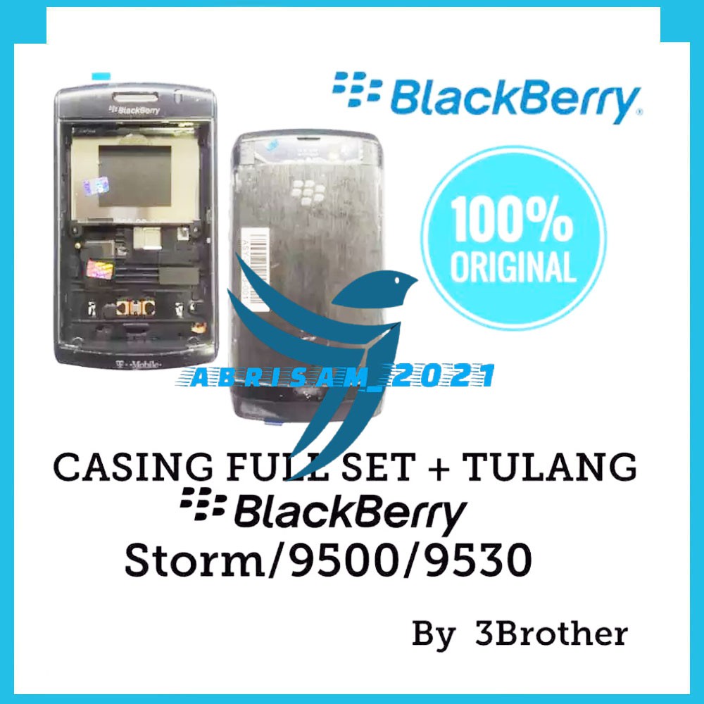 Casing Backberry Storm 9500 9530 Full Set Original