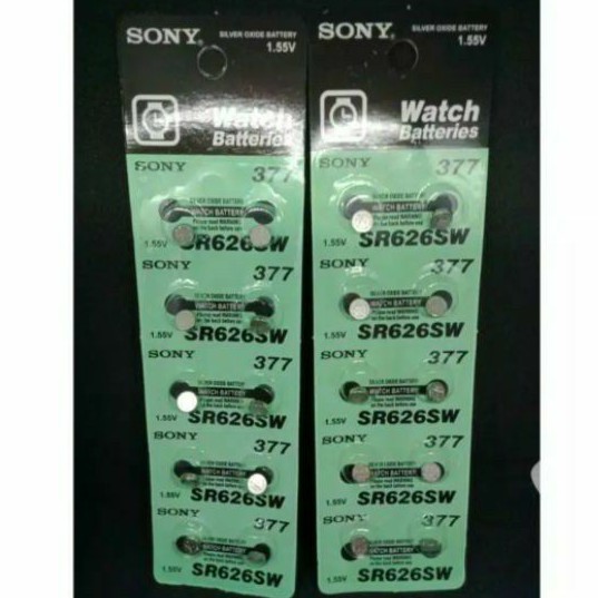 batre jam sony SR626SW / 377