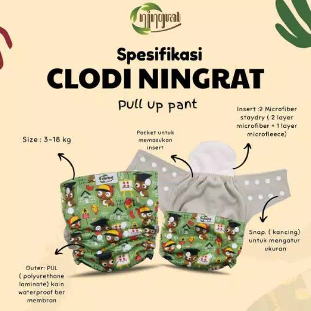 Clodi ningrat pull up pant