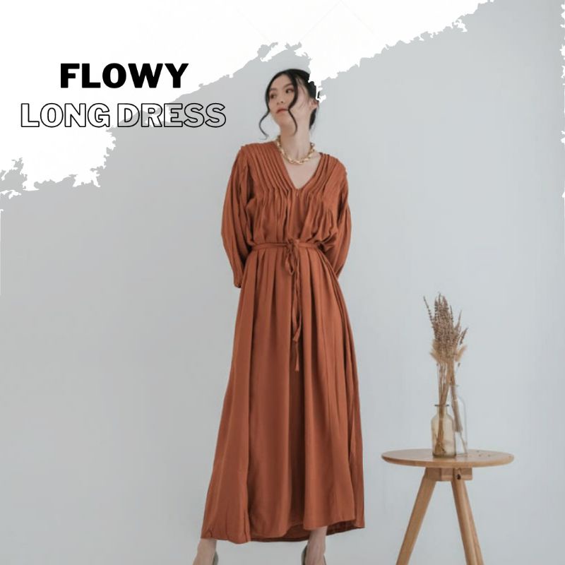 Flowy Long Dress (D021)