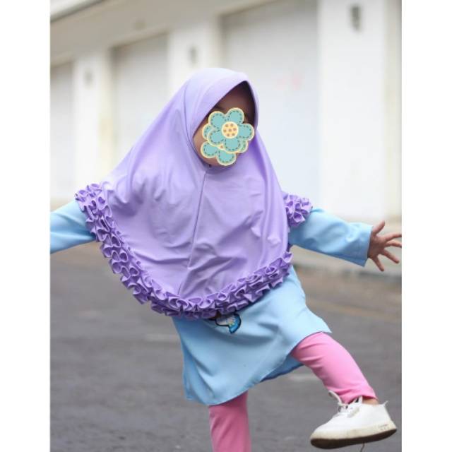 kerudung gotik anak tk dan sd