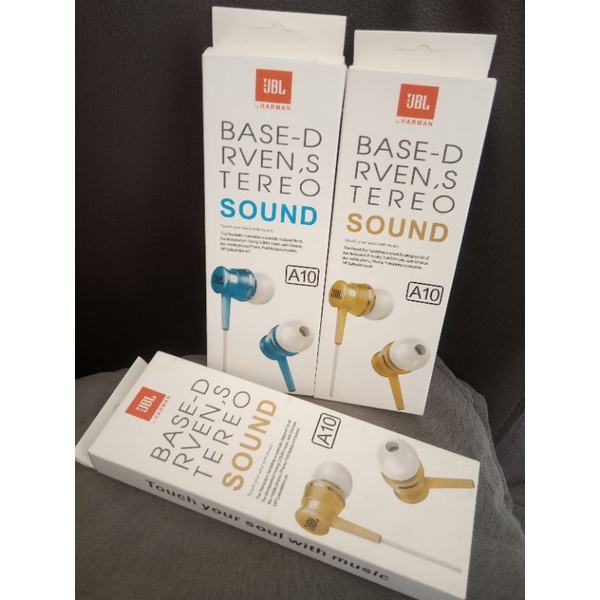 headset stereo A10 jbl handfree universal