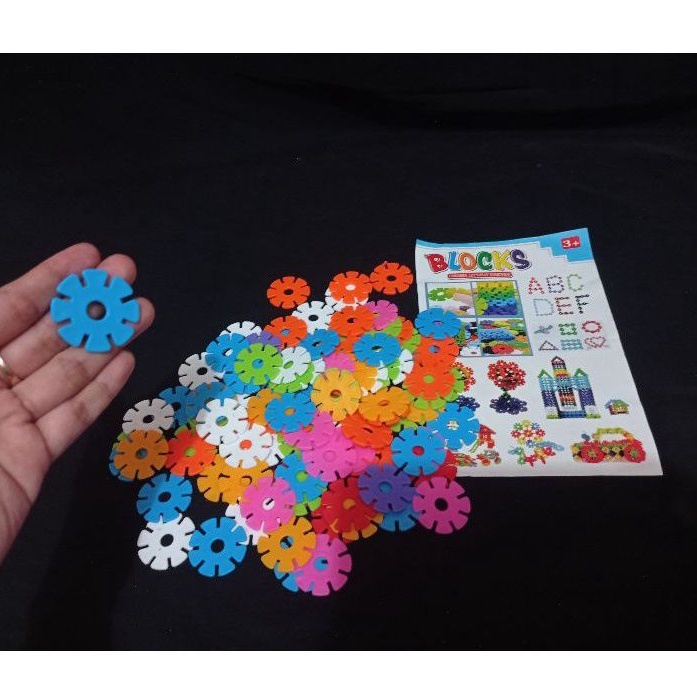 mainan anak Creative Blocks bulat