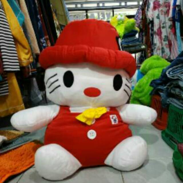 Boneka hello kity topi jumbo