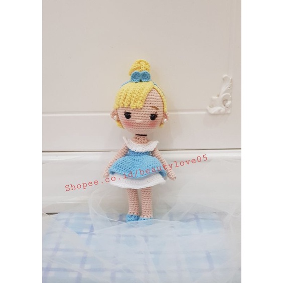 boneka rajut princess cinderella
