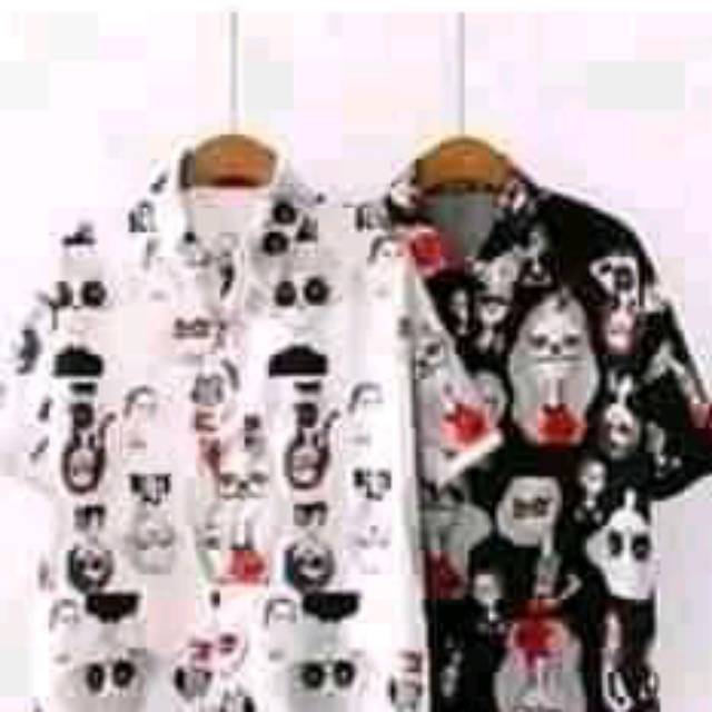 Kemeja Retro Pendek