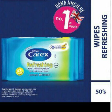 Tissue basah CAREX Wipes 50 Sheet