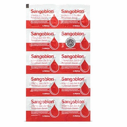 SANGOBION SUPLEMEN KESEHATAN ISI 10 KAPSUL