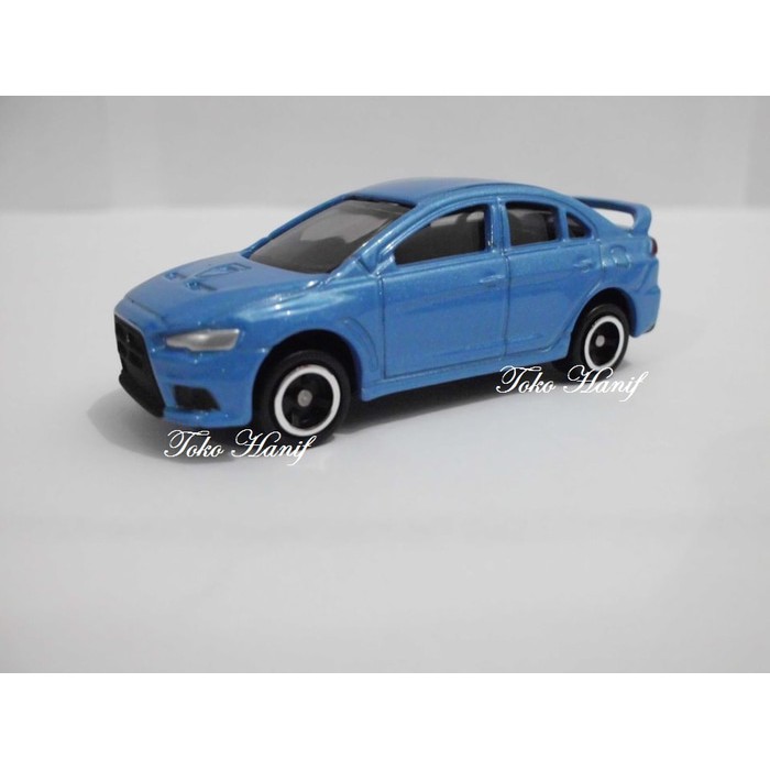 Diecast Miniatur Replika Mitsubishi Lancer Evolution blue