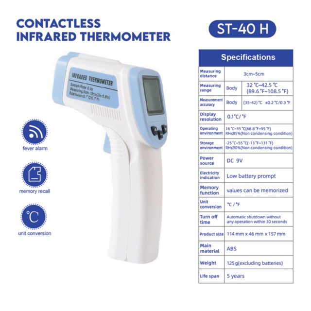 Infrared Thermometer For Body Temperature