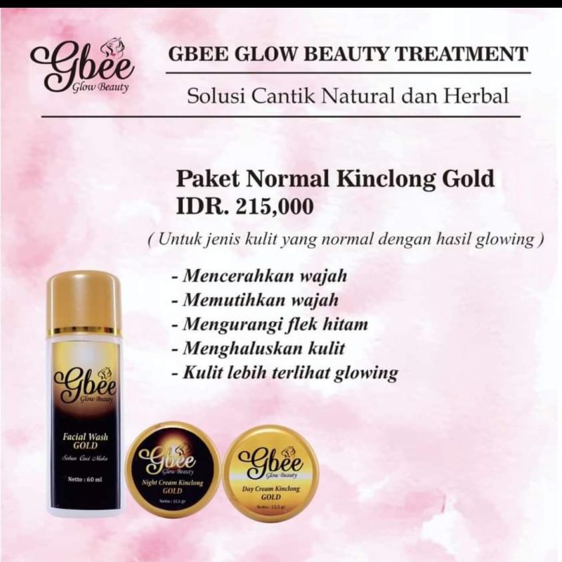 PAKET NORMAL KINCLONG GOLD