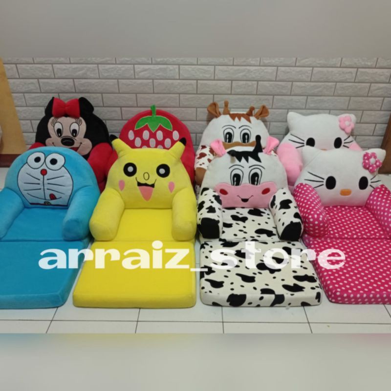 Sofa boneka anak model lipat READY !!