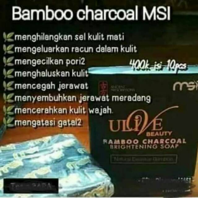 Sabun bamboo charcoal