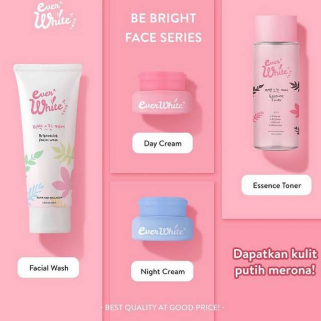 Ever white be bright face series