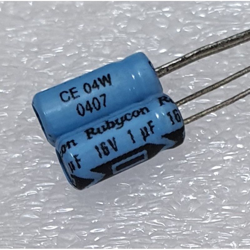 1UF 16V Rubycon asli