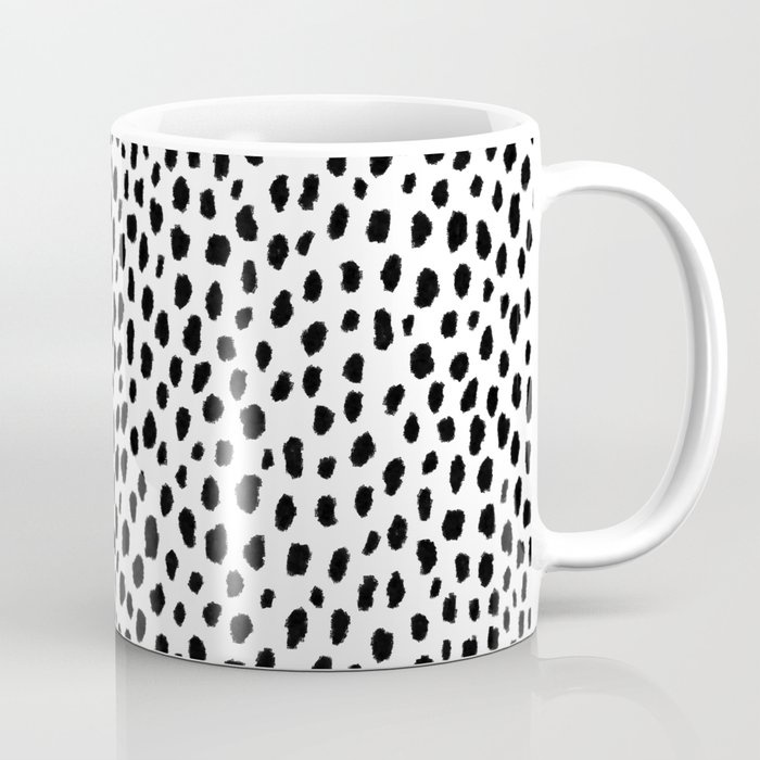 Mug dalmatian spots blackwhite