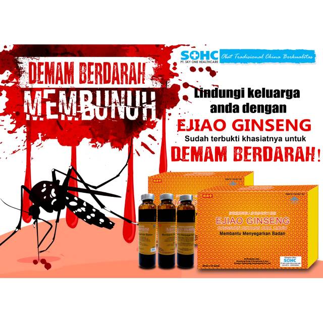 EJIAO GINSENG OBAT DEMAM BERDARAH