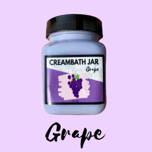 CREAMBATH JAR GRAPE 200ML