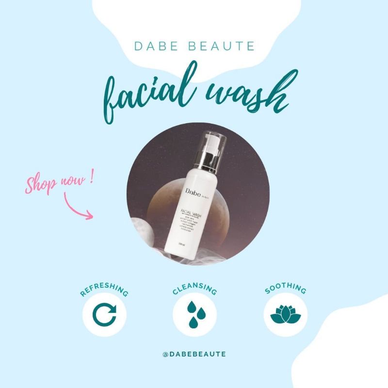 facial wash by Dabe Beaute