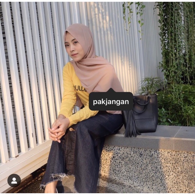 PULL AND BEAR KUNING MUSTARF LONGSLEEVE | PULL N BEAR | PULL & BEAR PANJANG