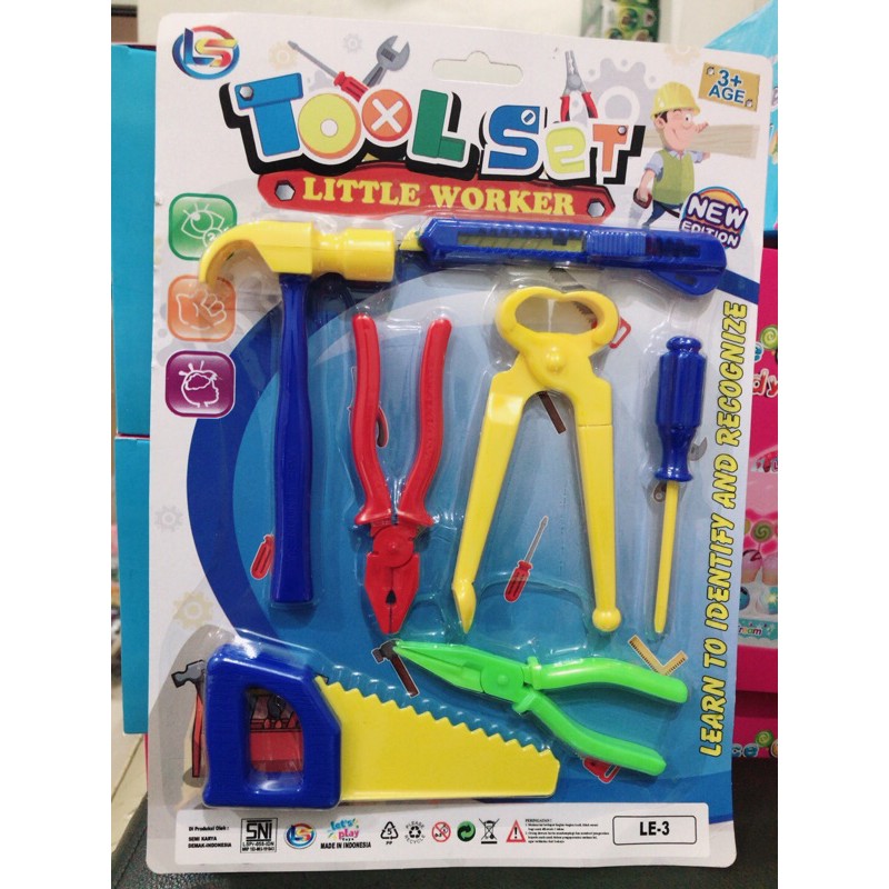 Mainan Tool Set Little Worker LE-3