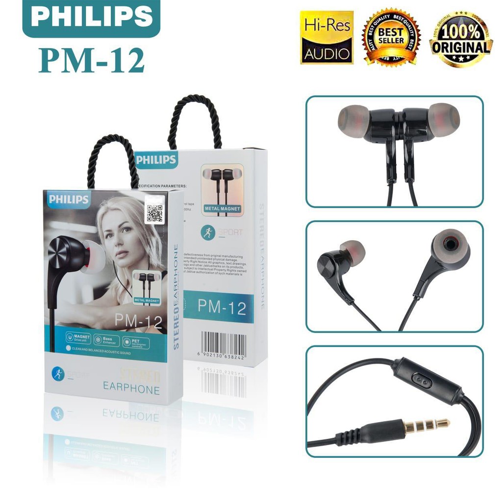 Handsfree PHILIPS PM12 ExtraBass