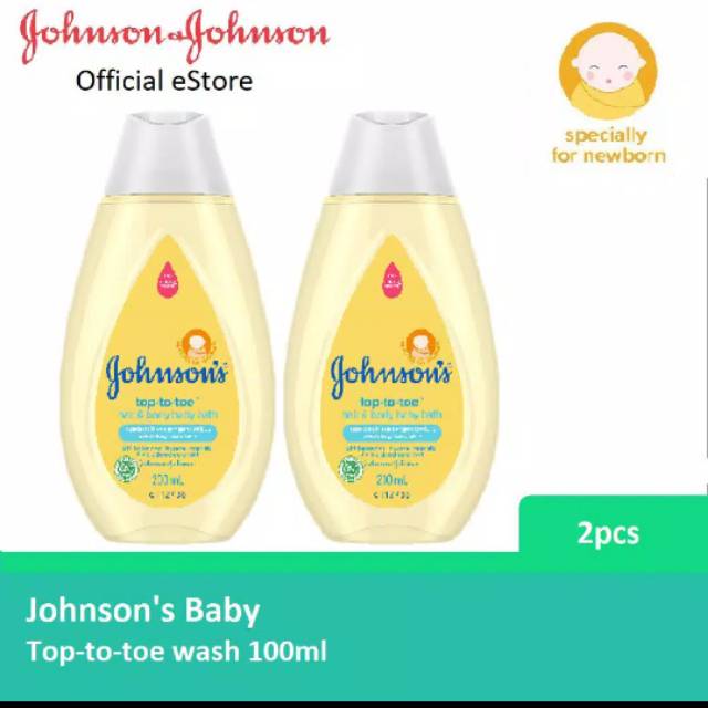 Johnson’s ® top-to-toe wash 100ml - 2pcs