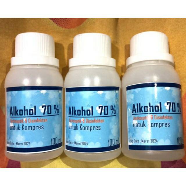 ALKOHOL 70% ANTISEPTIK 100 ML