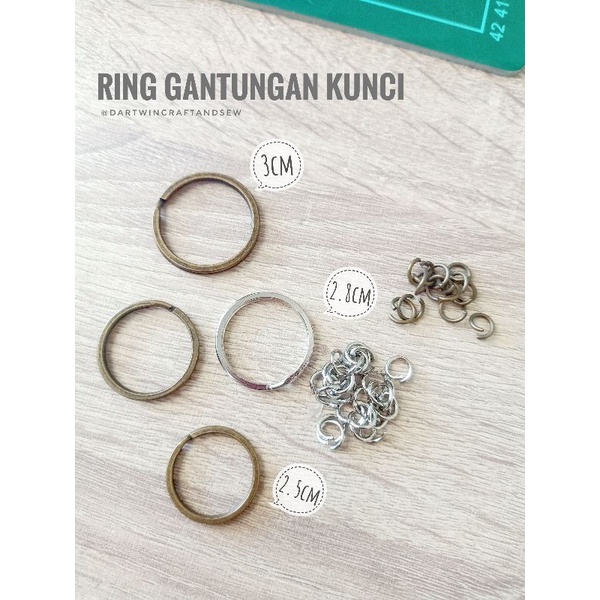 Ring Ganci/1lusin // Ring O 100pcs