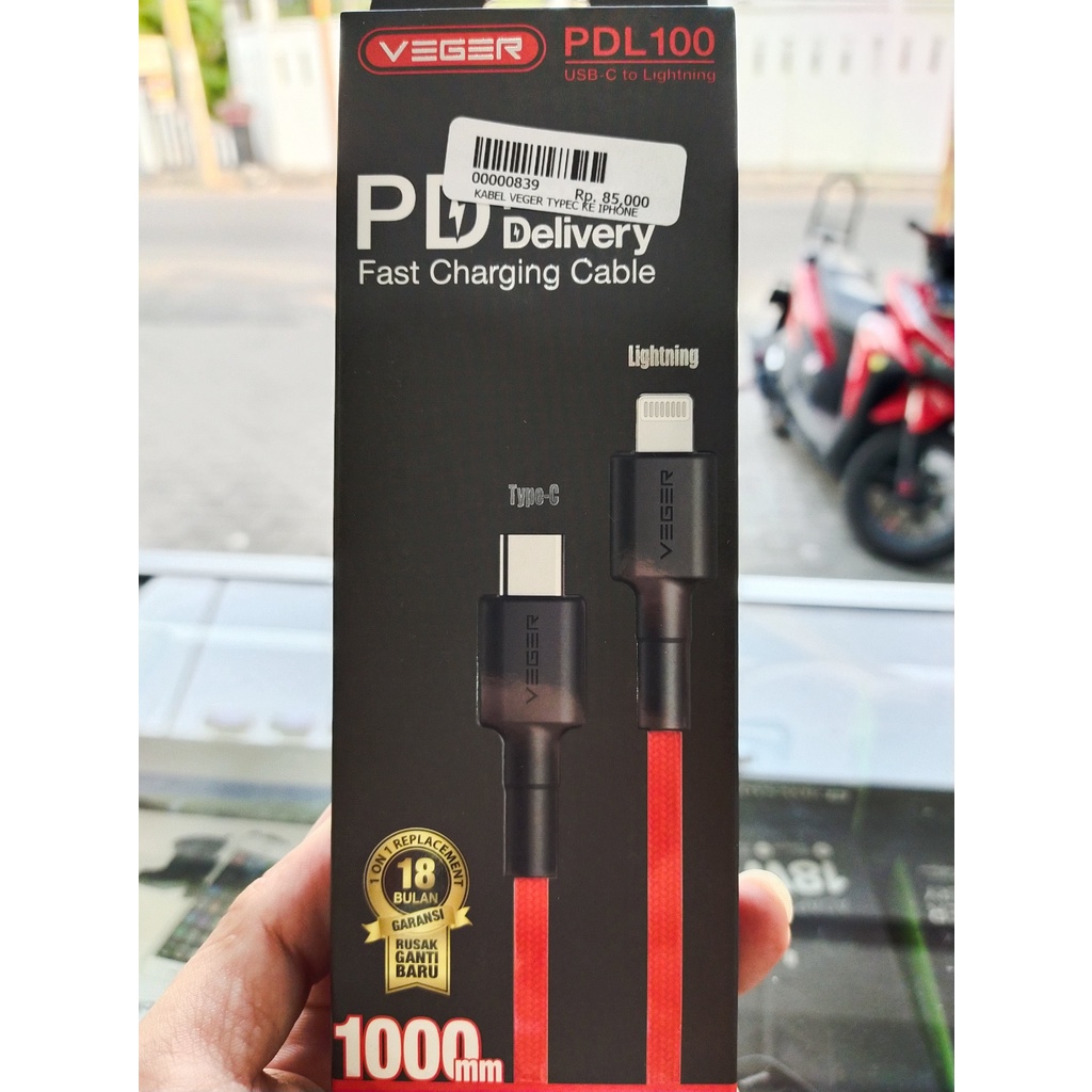 KABEL DATA/KABEL USB/KABEL VEGER TYPE C KE IPHONE