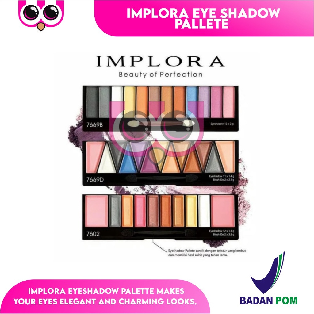 [Kotak] Implora Eye Shadow Bentuk Persegi