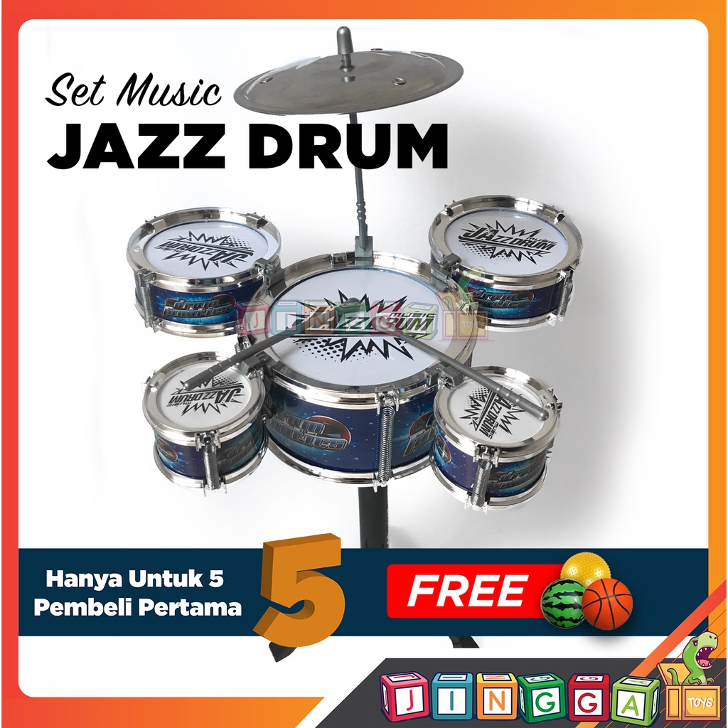 MAINAN DRUM SET ANAK JAZZDRUM