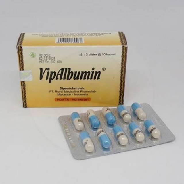 VIPALBUMIN isi 30 kapsul