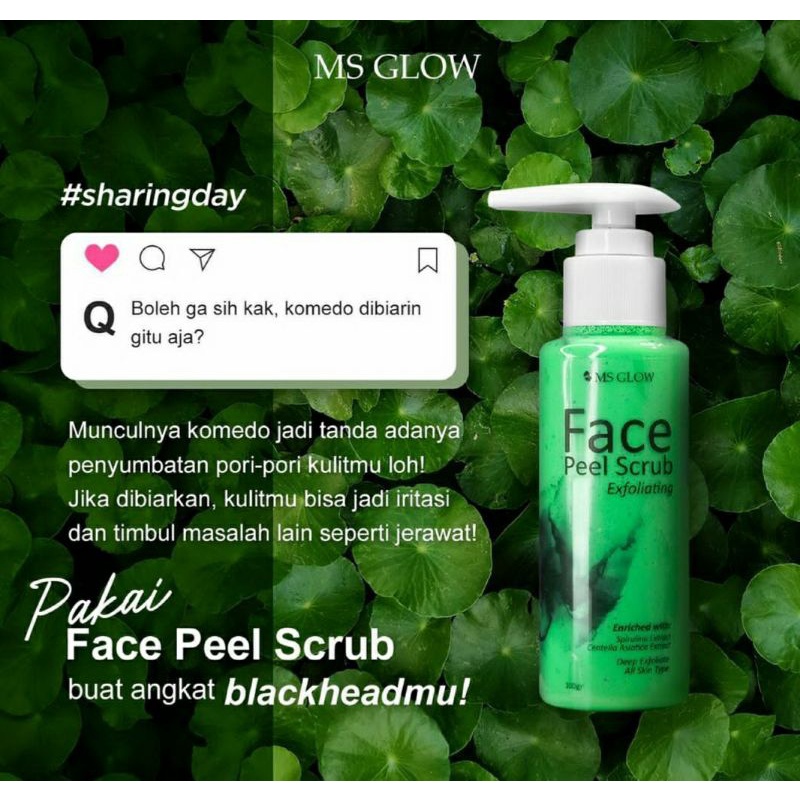 FACE PEEL SCRUB - MSGLOW