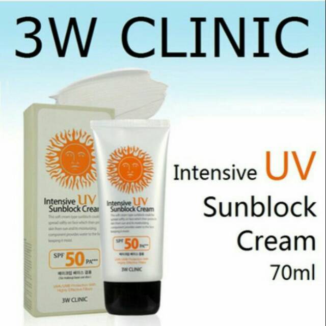 3w clinik sunblock cream