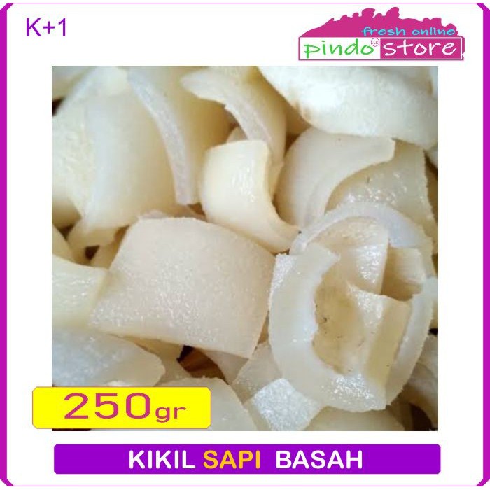 KIKIL SAPI BASAH TIPIS / KULIT SAPI BASAH BERSIH 250 GRAM