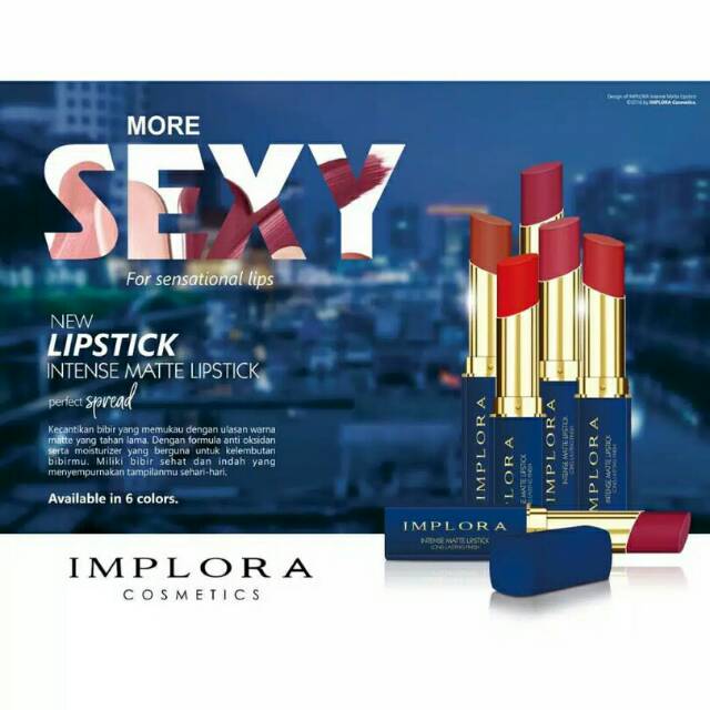 QUEEN • LIPSTIK SEXY IMPLORA AWET MURAH