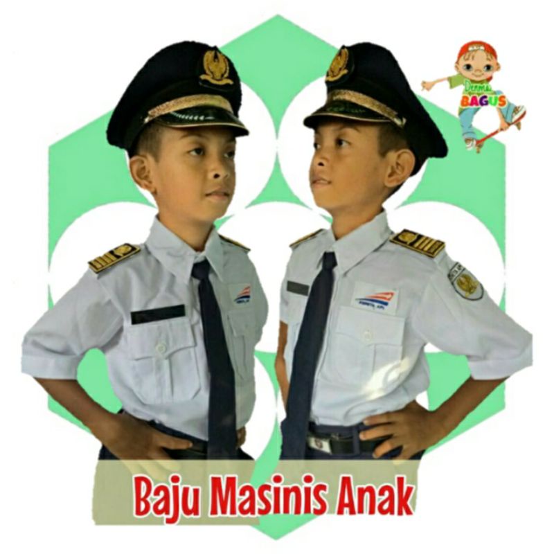 BAJU PROFESI MASINIS KERETA API