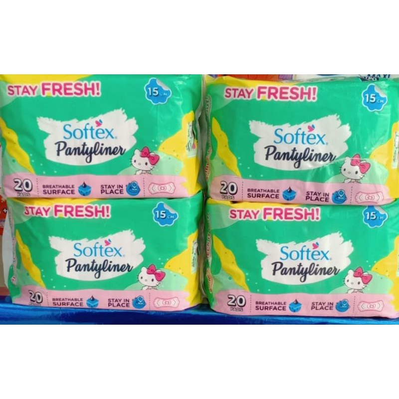 Softex Pantyliner 15x 20Pads Breathable