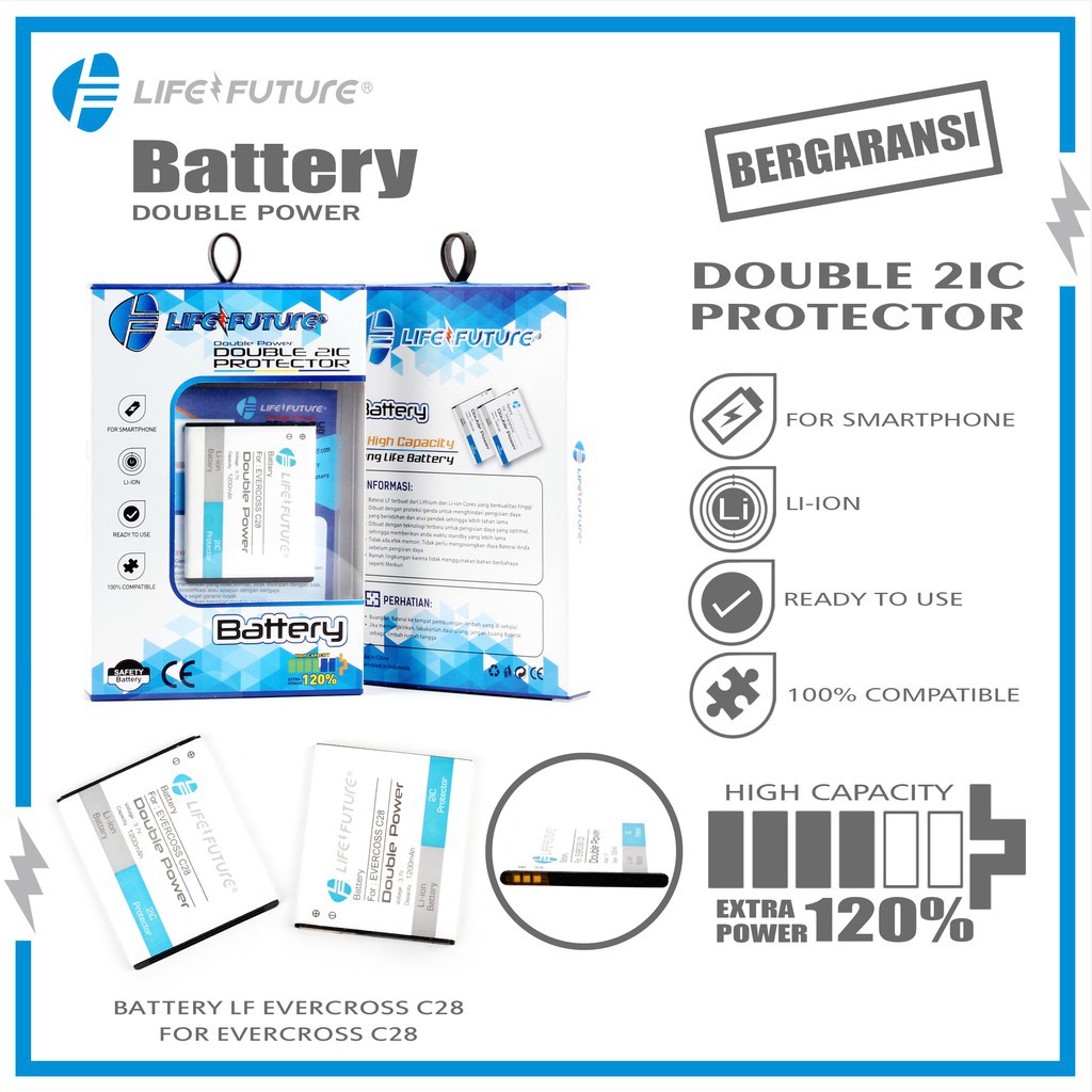 Baterai Life Future EVERCOSS C28