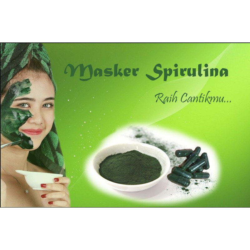 masker spirulina