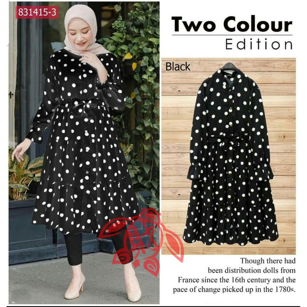 TUNIK FERANDA POLKA DE