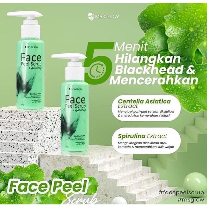FACE PEEL SCRUB BY MS GLOW